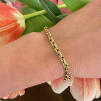 Buttery 18k Gold Cable Chain Bracelet