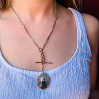 Regency Gent Miniature in 18k Gold Locket