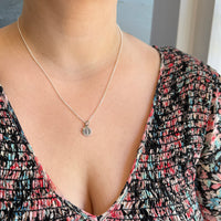 Signs of the Zodiac Sterling Silver Disc Necklaces