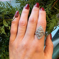 Stunning Edwardian OMC Diamond Ring
