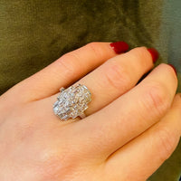 Beautiful Platinum Art Deco Diamond Ring