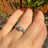 Classic Diamond Engagement Ring with Character