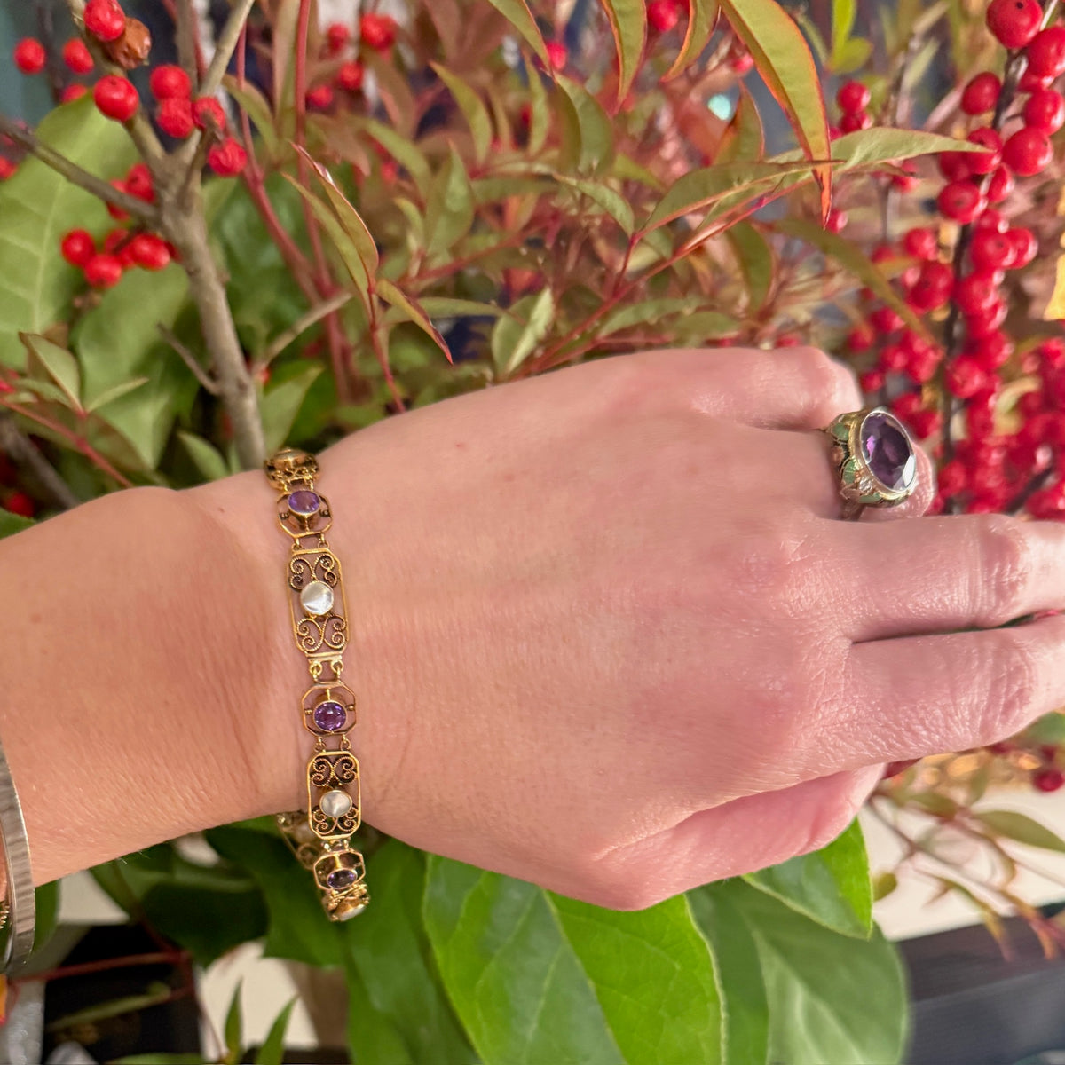 Enchanting Art Nouveau Bracelet by Murrle Bennet