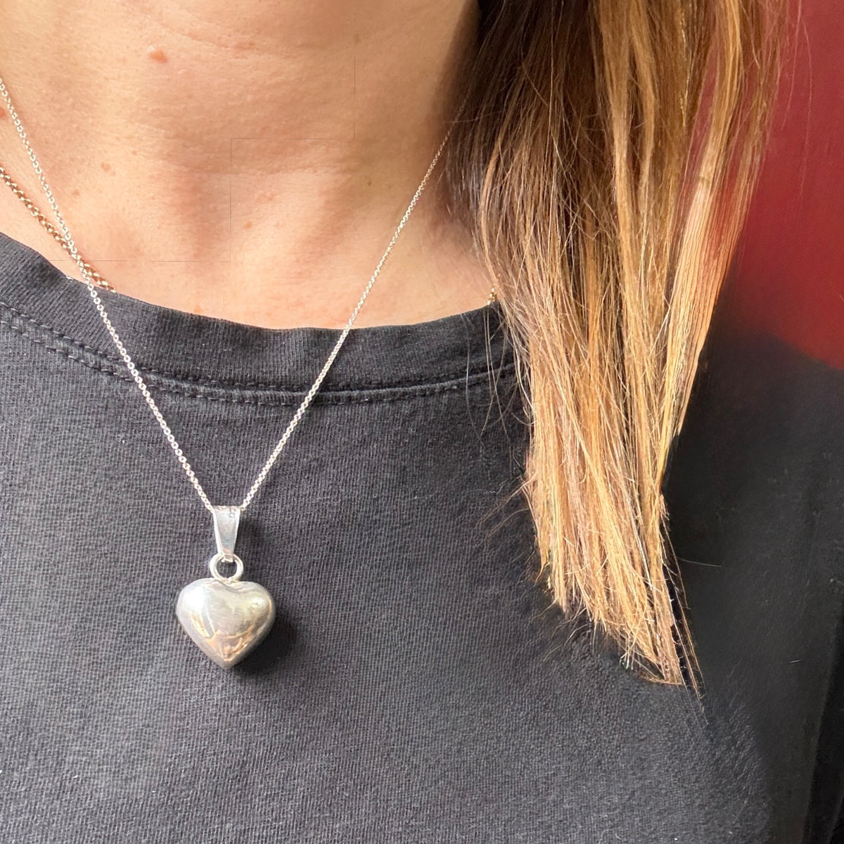Fat & Sassy Heart-Shaped Bell Pendant