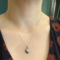 Small Mexican Sterling Silver Heart Pendant