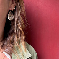 Thai Sterling Silver Teardrops Drop Earrings