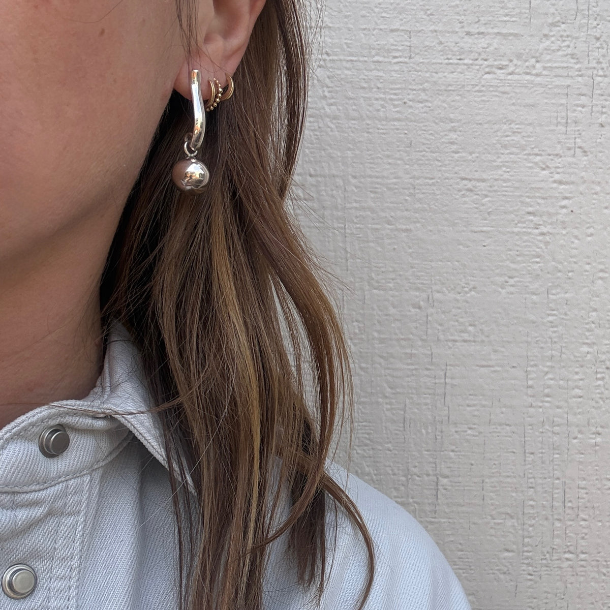 Sensual Sterling Silver Thai Earrings