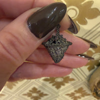 18th Century Silver Flower Basket Charm