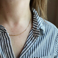 Supple 18" Vintage Gold Box Chain