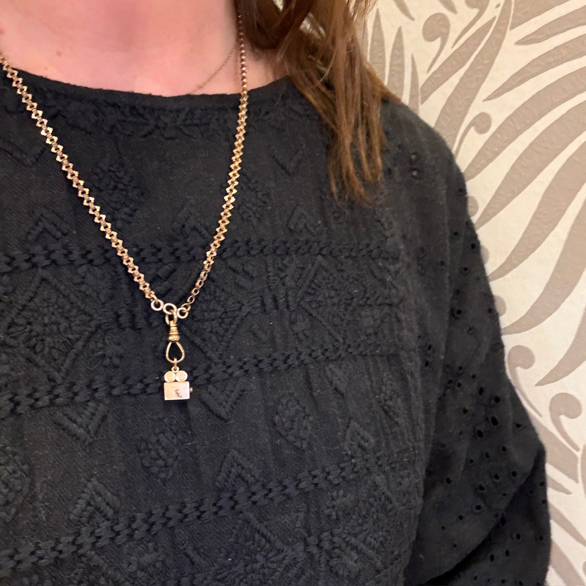 Fancy Flat Link Watch Hook Chain by Ancient Influences