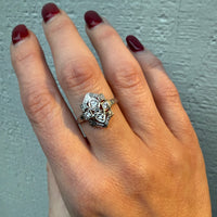 Charming Art Deco Diamond & White Gold Ring