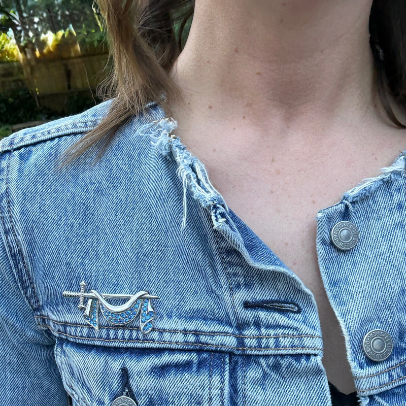 Chivalric Broadsword & Mantle Brooch by ORA