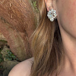 Bright Crystal Button Earrings by Eisenberg