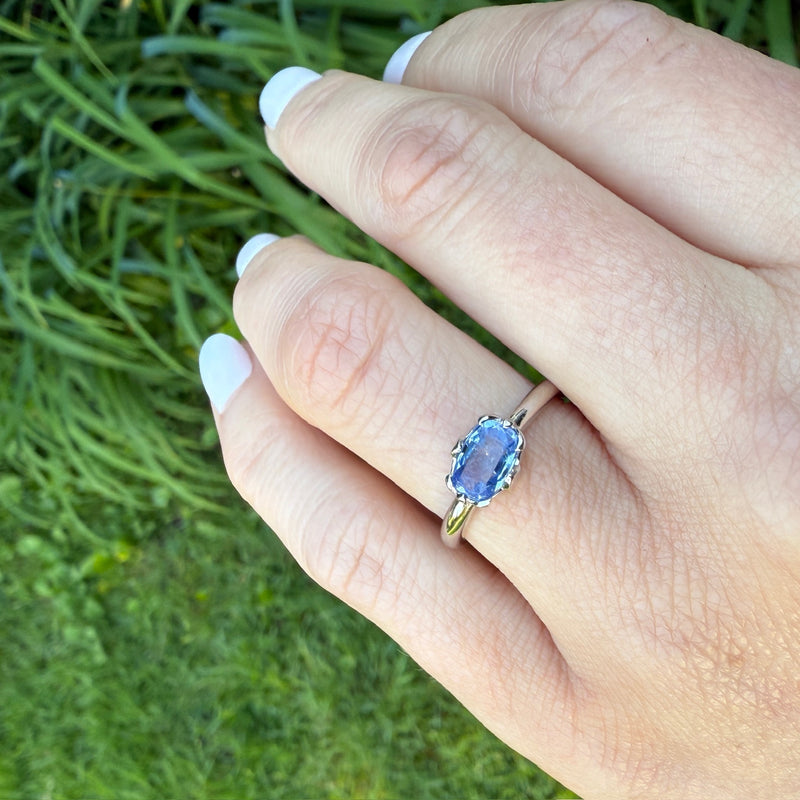 Beautiful Sapphire Engagement Ring