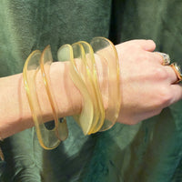 Stack of Six Mod Lucite Bangles