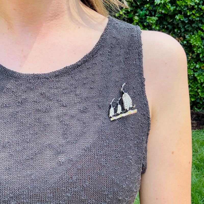 Three Little Penguins Brooch by Marcel Boucher
