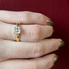 Hypnotic Asscher Cut Diamond Solitaire Ring