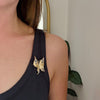 Luxurious Whimsy Crown Trifari Butterfly Brooch