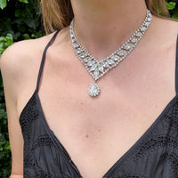 Impressive Rhinestone Collar by Vendome