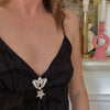 World War II Era Wings & Stars Brooch by Eisenberg