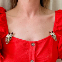 Coro Retro Horses Duette Brooch