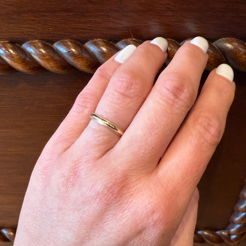 Vintage Gold Wedding Band