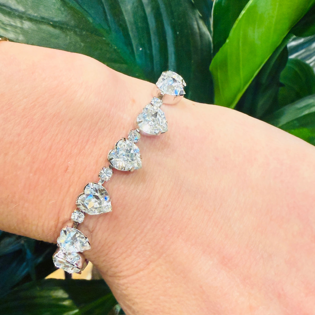Romantic Crystal Heart Bracelet by Kramer