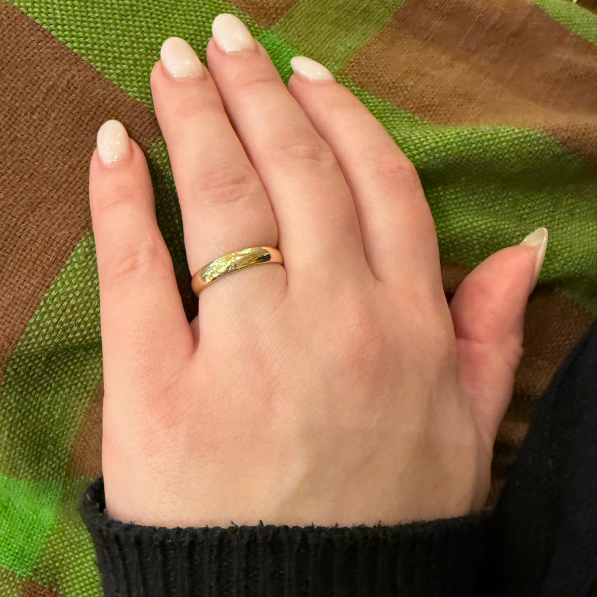 Beanie's 14k Gold Wedding Band Size 8.75