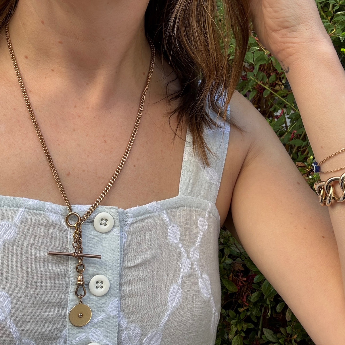 Tasteful Gold Fill Curb Chain with Hook & T-Bar by Ancient Influences