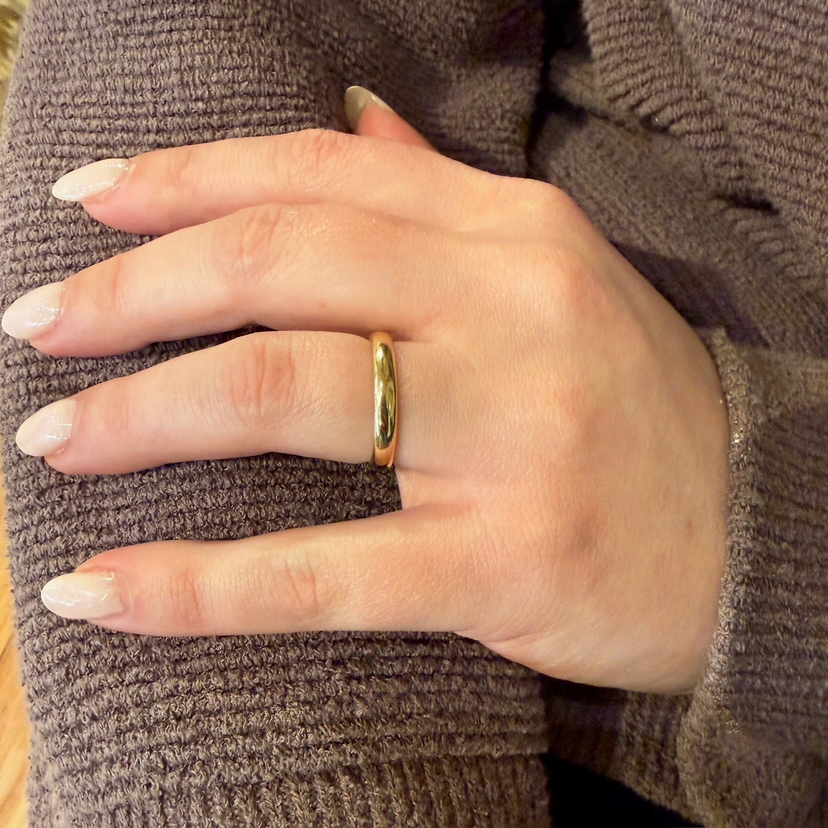 Lewkowitz 14k Gold Size 9 Wedding Band