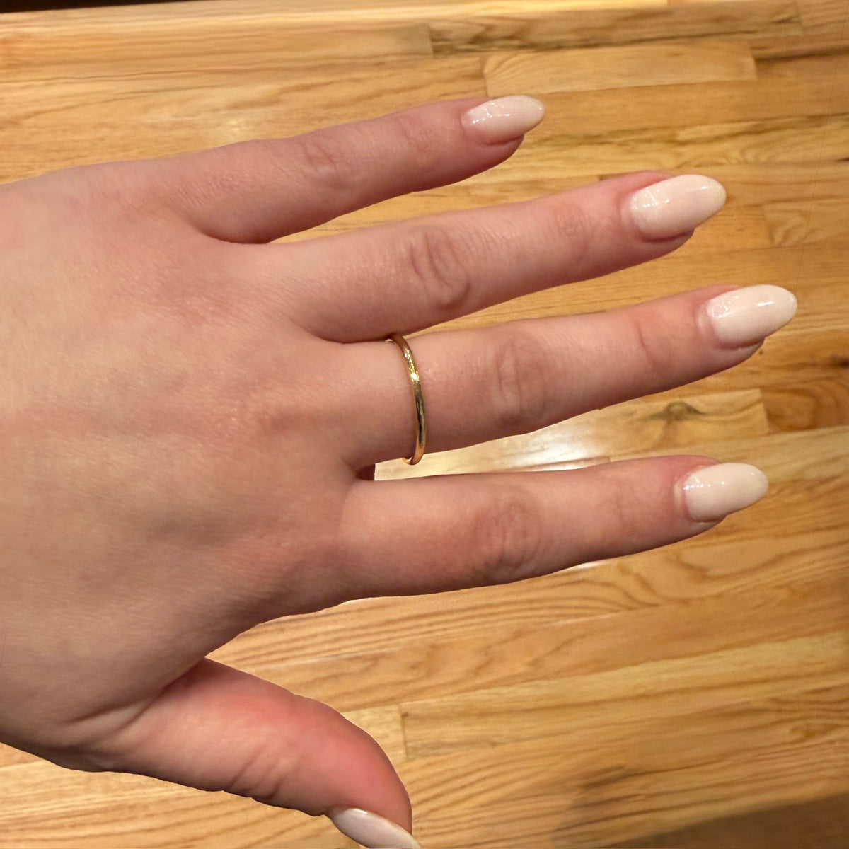 Shapely 18k Gold Size 10.25 Tiffany & Co. Band