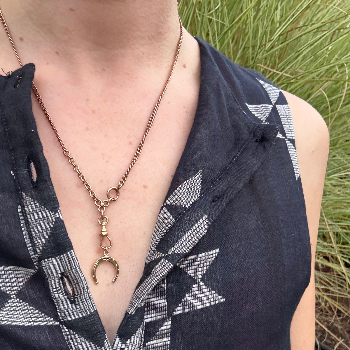 Rosy Gold FIll Curb Married Chain by Ancient Influences