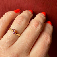 Pretty Little Crossover Ruby Ring