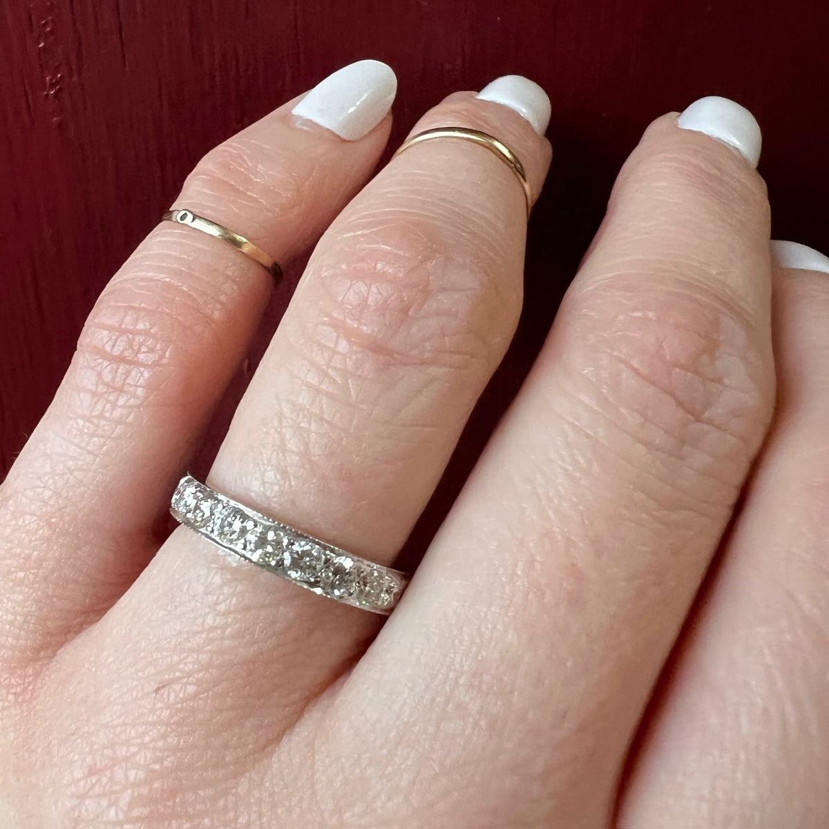 Decadent Diamond Set Eternity band