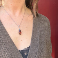 Stunning Madeira Citrine & Diamond Necklace