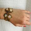 Aurora Borelis Crystal Bracelet & Earring Set by Joseff