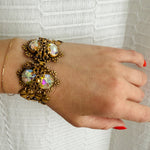 Aurora Borelis Crystal Bracelet & Earring Set by Joseff