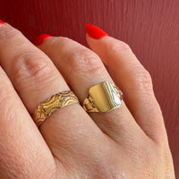 1920s 10k Gold Signet Ring