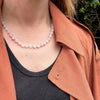 Rose Quartz Bead Necklace