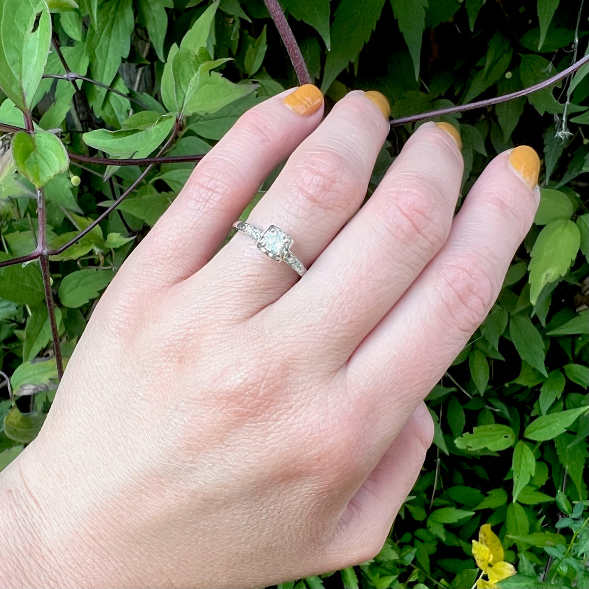 Perennial Diamond & White Gold Engagement Ring