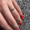Buttery 18k Gold Forget-Me-Not Band
