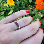 Carnelian Inlaid Sterling Silver Signet Ring