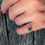 Pretty Little Onyx & Sterling Silver Ring