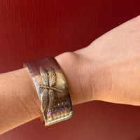 Gilded Dragonfly Sterling Cuff Bracelet by Tiffany & Co.