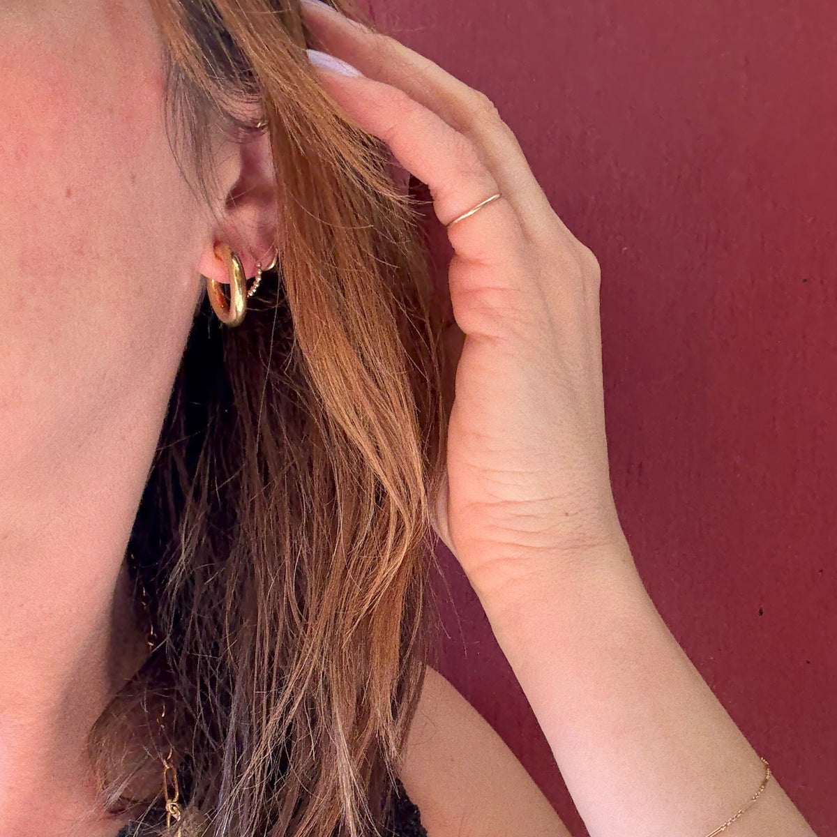 Classic 14k Gold Hoop Earrings