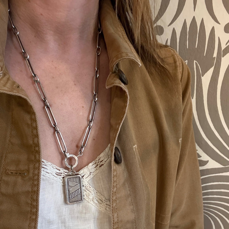 A-Mark One Troy Ounce Pure Silver Ingot Pendant