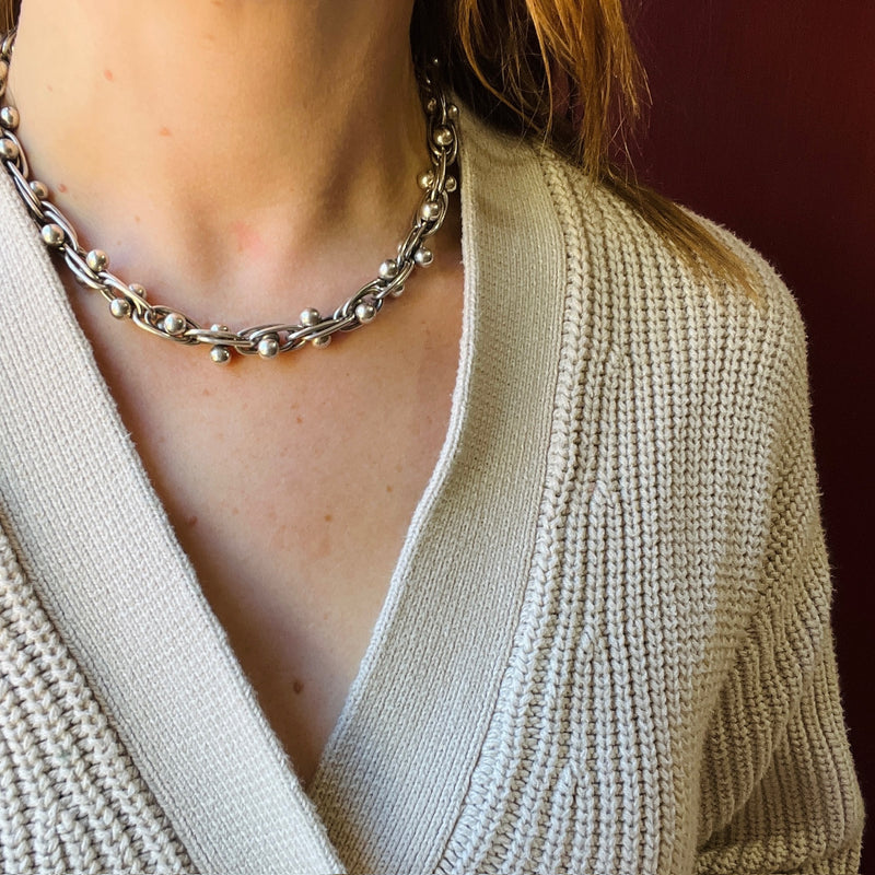 Spratling's Sterling Silver "Peppercorn" Necklace