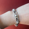 Sterling Silver "Big Moon" Bracelet by JR Ltd