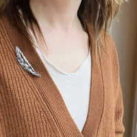 Wheat Sheaf Brooch in Sterling Silver