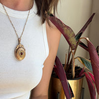 Ornate Gold Filled Victorian Floral Locket